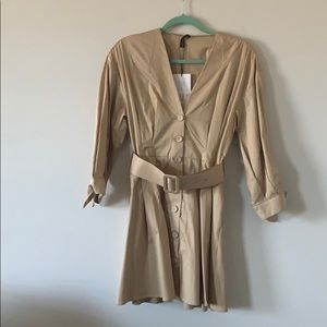 NTW Zara tan dress
